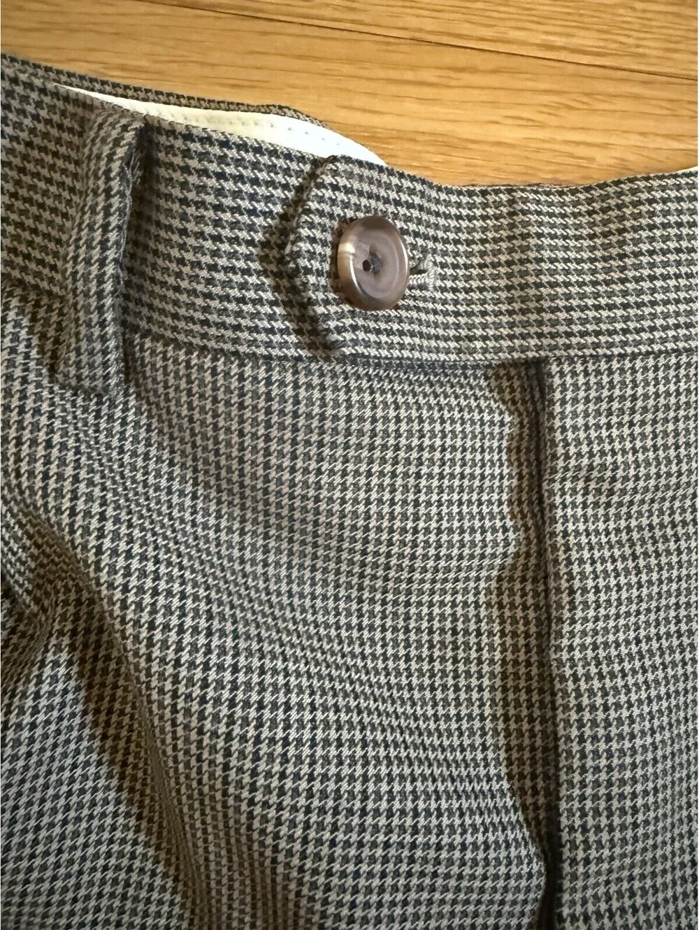 Lauren Ralph Lauren Dress Pants Mens 34x29 Gray Straight Pleated Polyester